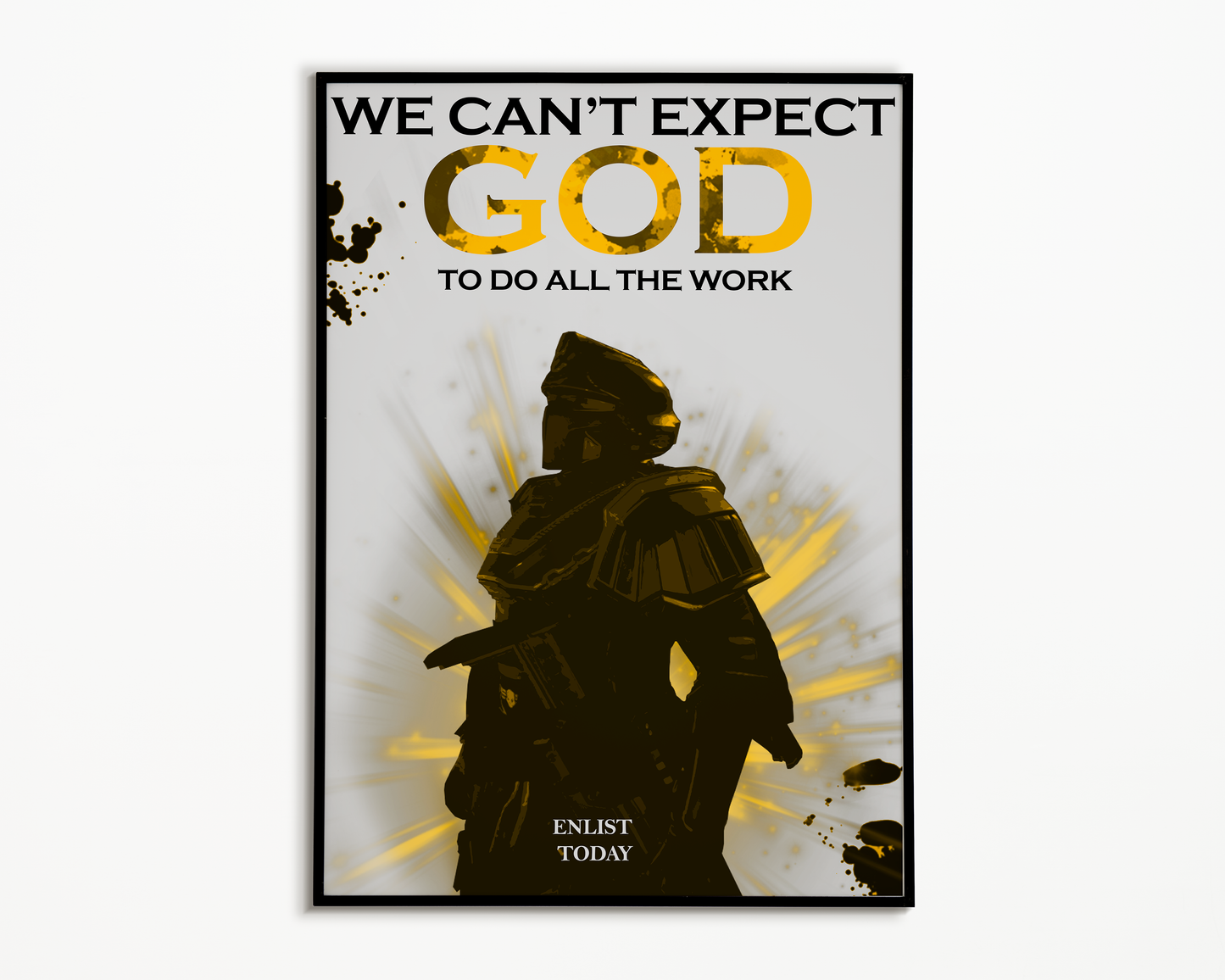 Helldivers 2 ┃ God's Work Poster