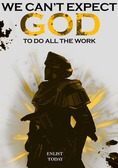 Helldivers 2 ┃ God's Work Poster