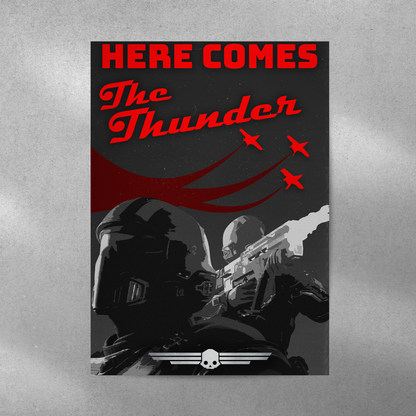 Helldivers 2┃Here Comes the Thunder Poster